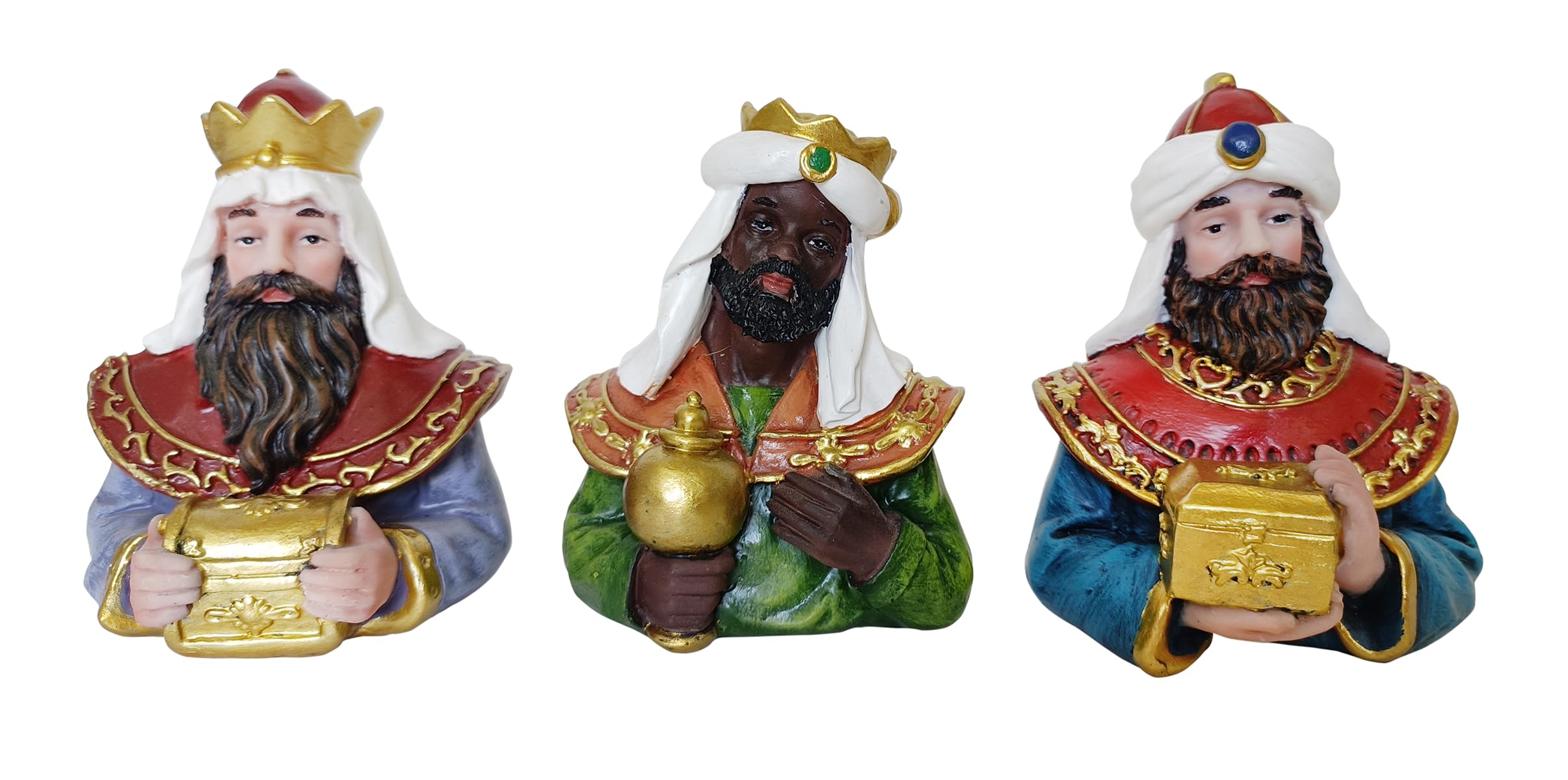 Amazon.com: Love's Gift Three Wise Men Nativity Set Figurines 4